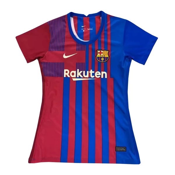 Trikot Barcelona Heim Damen 2021-22 Blau Rote Fussballtrikots Günstig